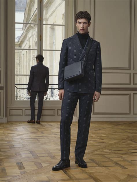 lv monogram suit|louis vuitton formal suits.